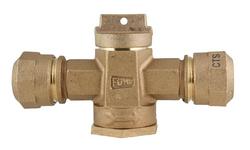 3/4 in. Quick Joint Brass Curb Stop