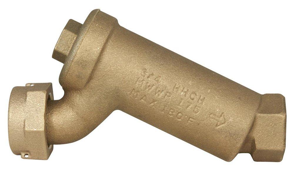 Ford Meter Box Meter Swivel Nut x FIPT Brass Double Check Valve 
