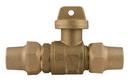 3/4 in. Flared Brass Ball Valve Curb Stop