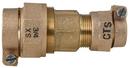 Ford Meter Box 3/4 in. Pack Joint x CTS Pack Joint Brass Straight Coupling 