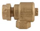 1/2 x 3/4 in. Meter Swivel x FIP Brass Angle Cascading Dual Check Valve