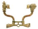 3/4 x 3/4 x 5/8 x 5/8 in. Union Swivel Brass Reducing Meter Setter