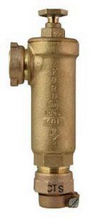 5/8 x 3/4 in. Meter x Pack Joint Brass Angle Cartridge Dual Check Valve