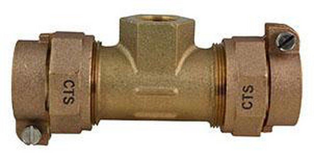 Ford Meter Box Pack Joint x Pack Joint x FIPS Brass Reducing Tee 