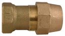 Ford Meter Box Female Copper Threaded x Grip Joint Brass Coupling 