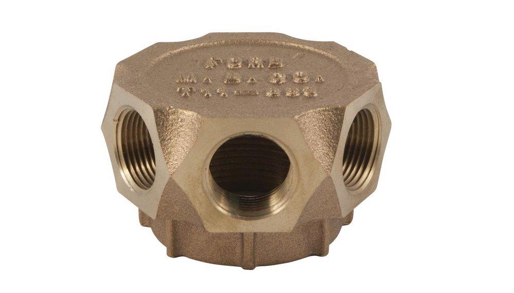 Ford Meter Box FIP Water Service Brass Reducing Tee 