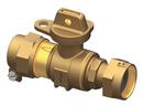 3/4 in. 300 psi Pack Joint x Meter Swivel Ball Valve