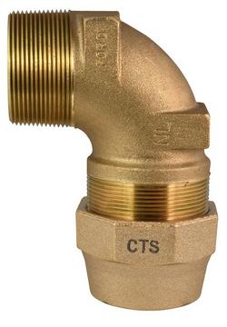 1-1/2 in. MIP x CTS Grip Joint 90 Degree Elbow Bend