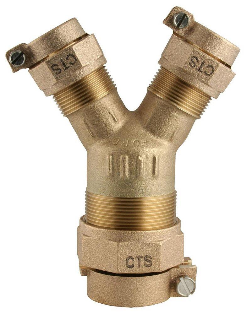 Ford Meter Box Pack Joint Brass Reducing Branch Wye 