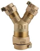 Ford Meter Box Pack Joint Brass Reducing Branch Wye 