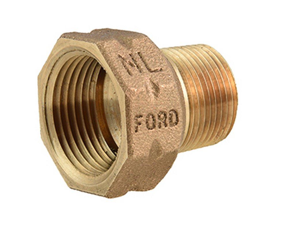 Ford Meter Box FIP x MIP Water Service Brass Bushing 