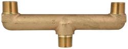 3/4 in. MIP Water Service Brass U Branch Piece