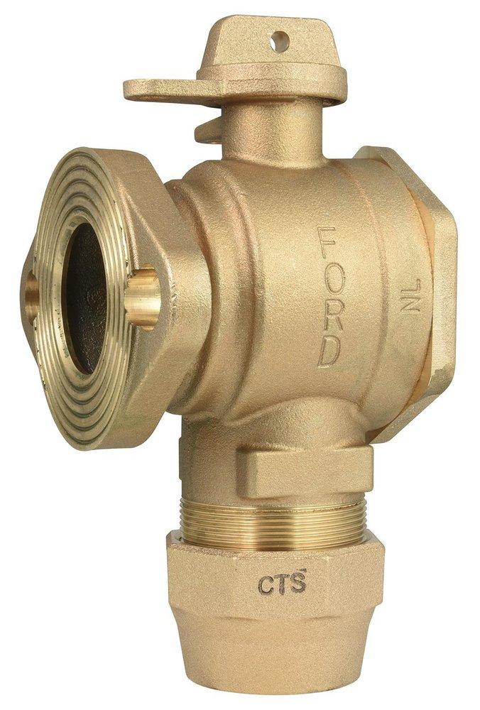 Ford Meter Box 300 psi Grip Joint x Meter Flanged Ball Valve 