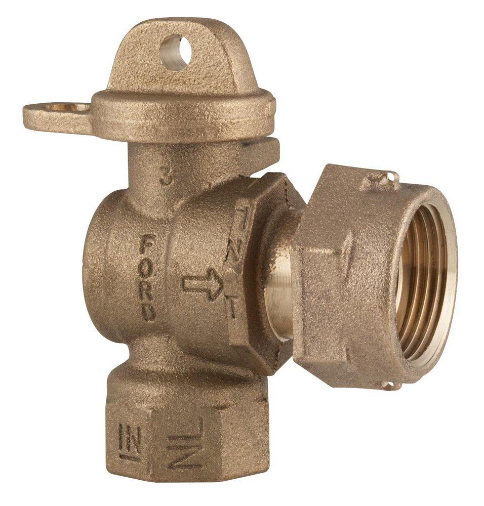 Ford Meter Box In Fipt X Meter Swivel Nut Brass Meter Angle Ball Valve Ferguson