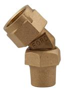 Ford Meter Box Swivel x Flared 45 Degree Bend 