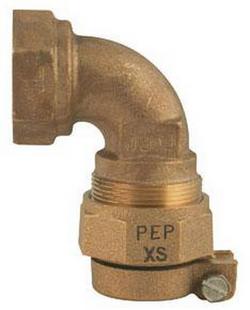 1 in. Female Copper x Pack Joint 90 Degree Bend