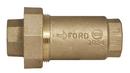 Ford Meter Box FIP Brass Straight Dual Cartridge Check Valve 