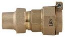 1 in. Pack Joint x Flared Copper Brass Straight Coupling