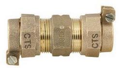 2-1/2 in. CTS Pack Joint Water Service Brass Coupling