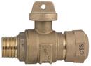 3/4 in. MIPT x Quick Joint Brass Ball Valve Curb Stop