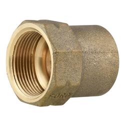 1 in. Female Flared x FIP Tube Brass Adapter