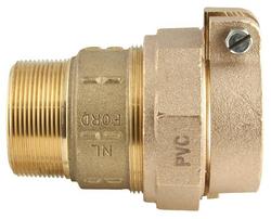 3/4 x 1 in. MIP Swivel x PVC Pack Joint Brass Coupling