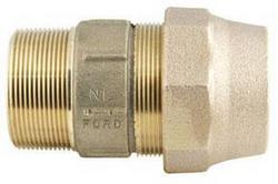 1-1/4 in. MIPS x Grip Joint Brass Coupling