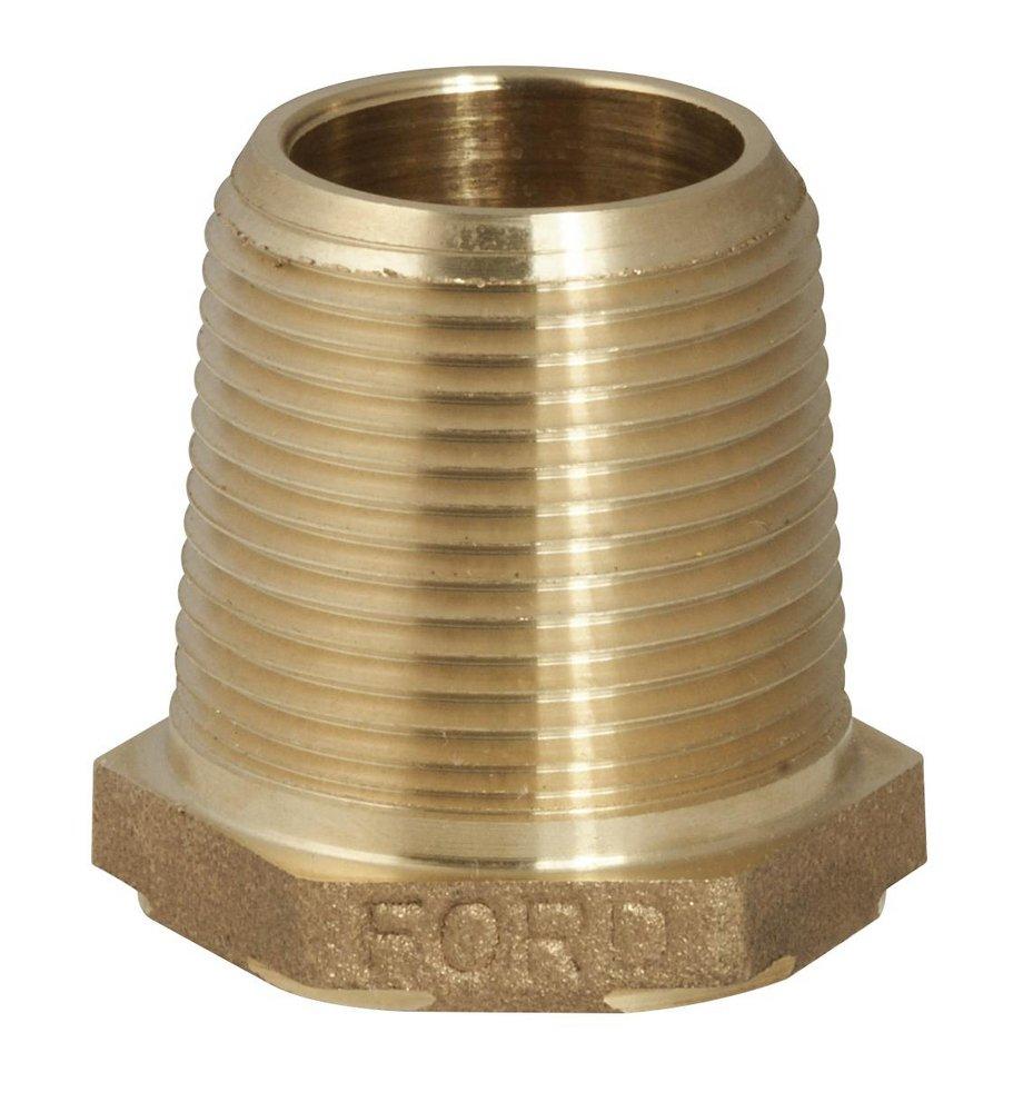 Ford Meter Box MIP x FIP Water Service Brass Bushing 
