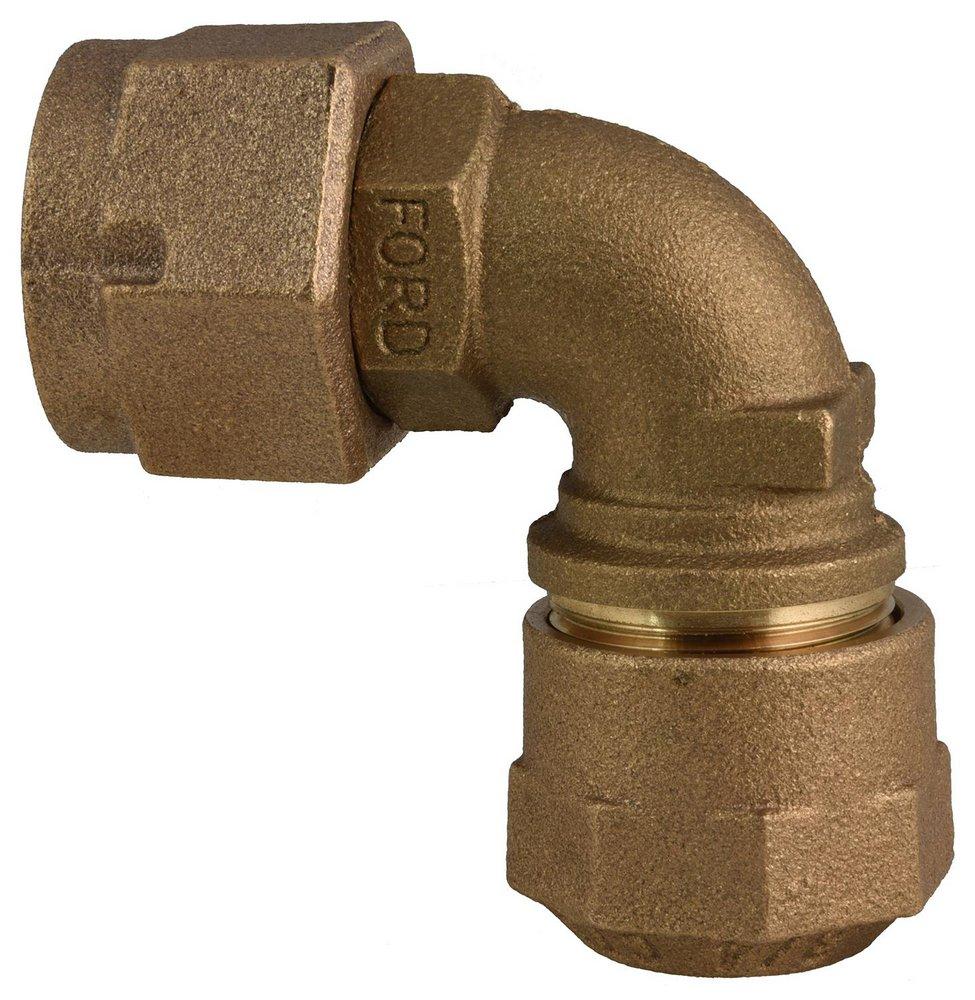 Ford Meter Box Female Copper x Quick Joint 90 Degree Bend 
