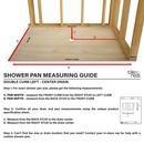 Tile Redi USA Polished Chrome 34 in. Double Curb Shower Base with Center Drain 