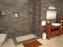 Tile Redi USA Polished Chrome 37 in. Double Curb Shower Base with Right Hand Drain 