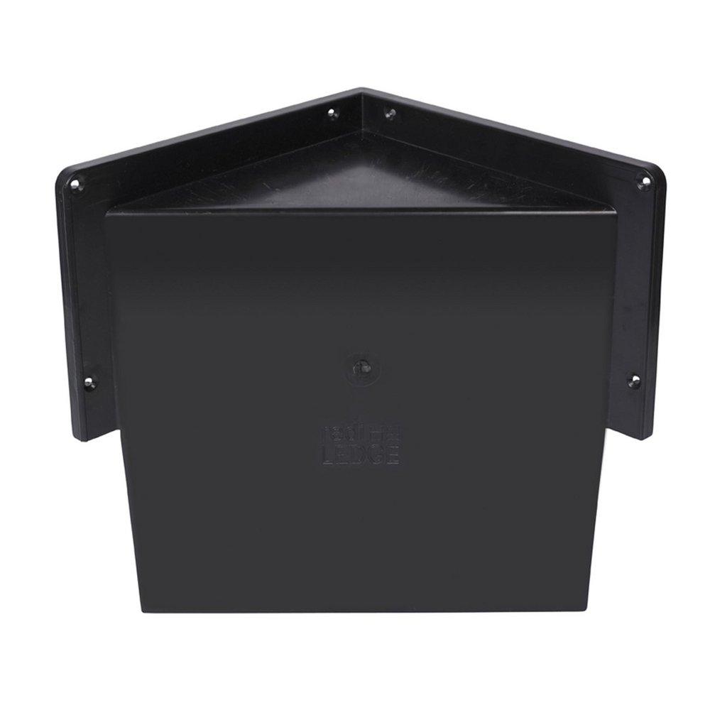 Tile Redi USA Black 12 x 8 in. Corner Shaving Step 