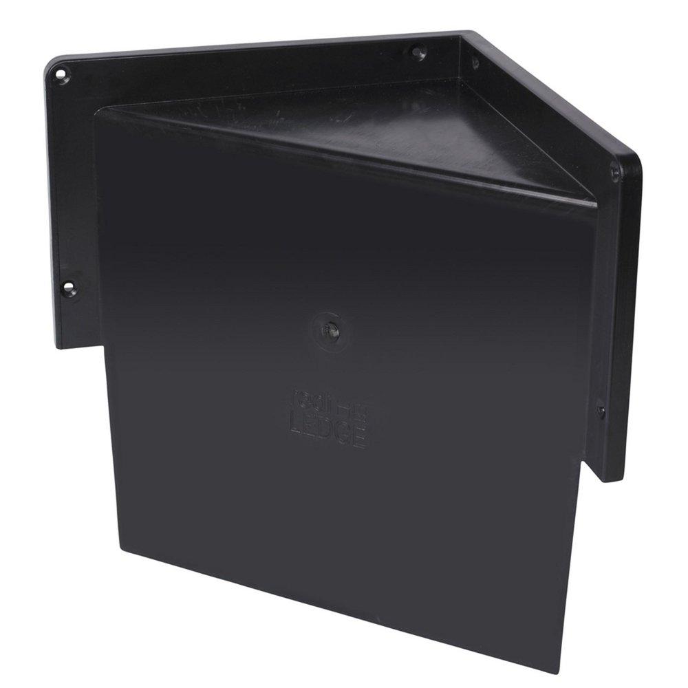 Tile Redi USA Black 12 x 8 in. Corner Shaving Step 