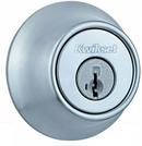 Kwikset Satin Chrome Single Cylinder Deadbolt Lock in Satin Chrome 
