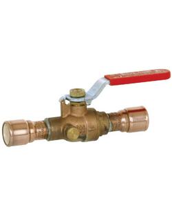 3/4 in. Brass Full Port Solvent Weld Ball Valve