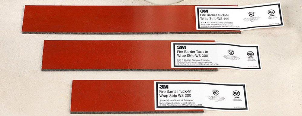 3M&trade; Red Fire Barrier Tuck Inch Wrap Strip 
