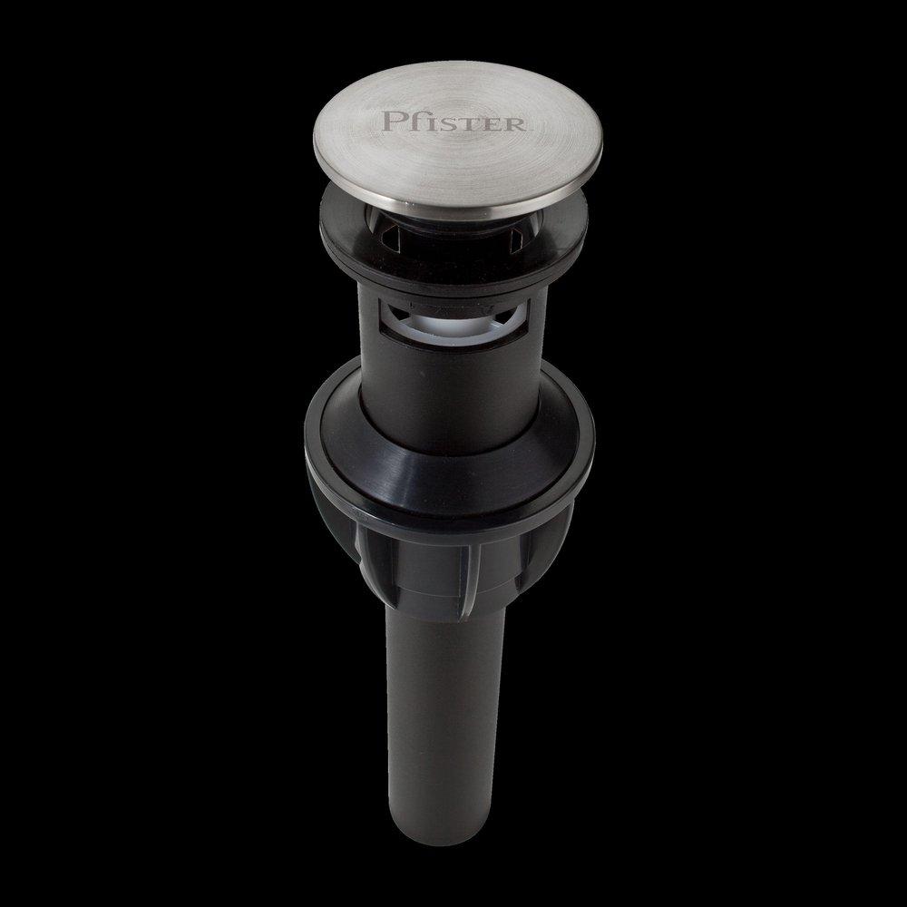 Pfister Brushed Nickel Plastic Push-Pull Drain 