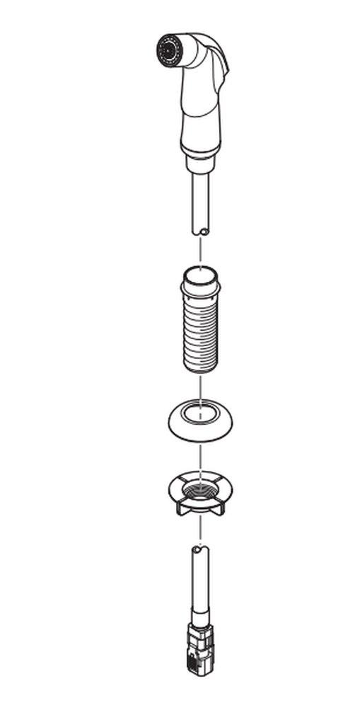 Pfister Stainless Steel Side Spray Kit 