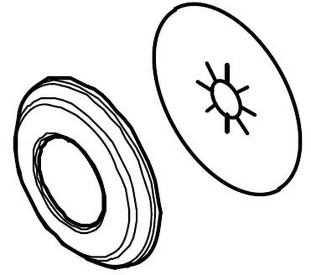 Pfister Tuscan Bronze 1-1/2 in. Shower Handle Flange and Washer 