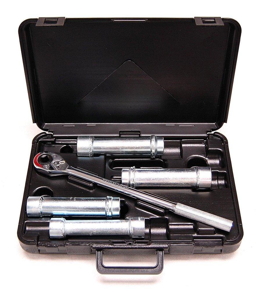 Wheeler-Rex Zinc Plated 1/2 in. Drive Heavy Duty Deep Socket Kit 