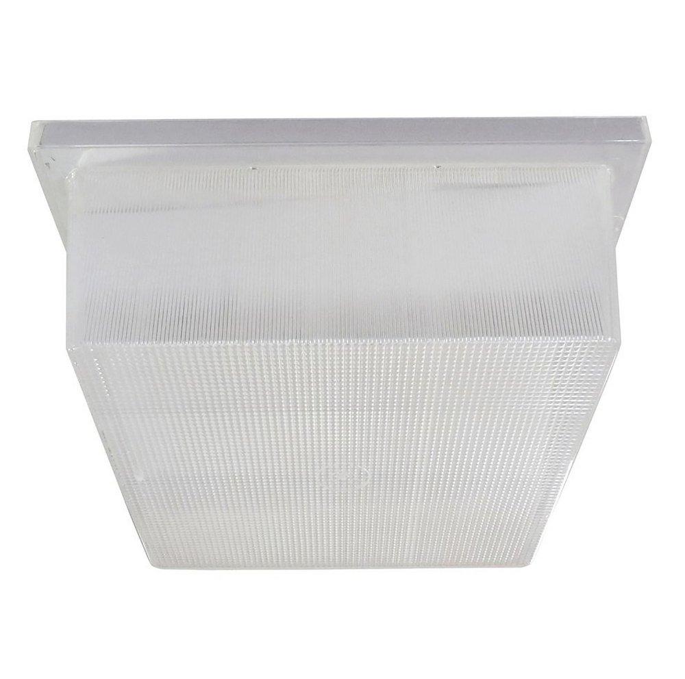 AFX White 17W 1-Light Outdoor Utility LED Flushmount Light 