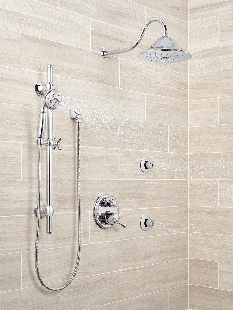 Delta Faucet Brilliance&reg; Champagne Bronze Single Function Full Body and Rain Showerhead 