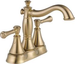 Two Handle Centerset Bathroom Sink Faucet in Brilliance&reg; Champagne Bronze