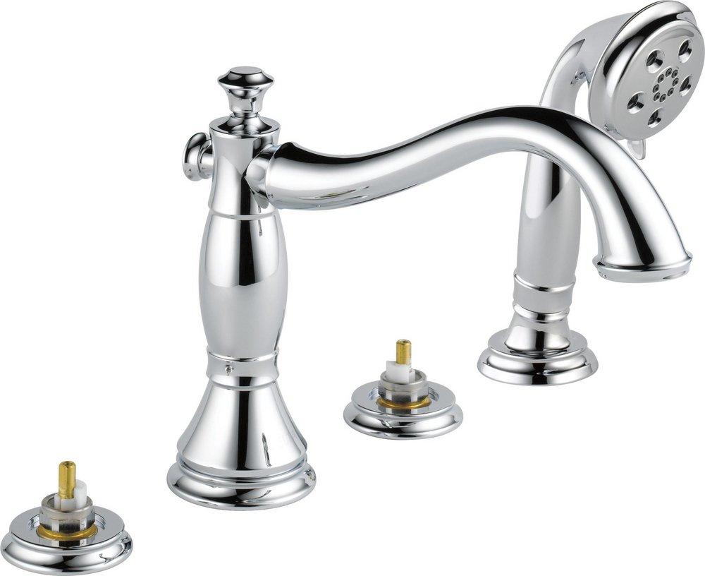 Delta Faucet Chrome No Handle Roman Tub Faucet Trim Only 