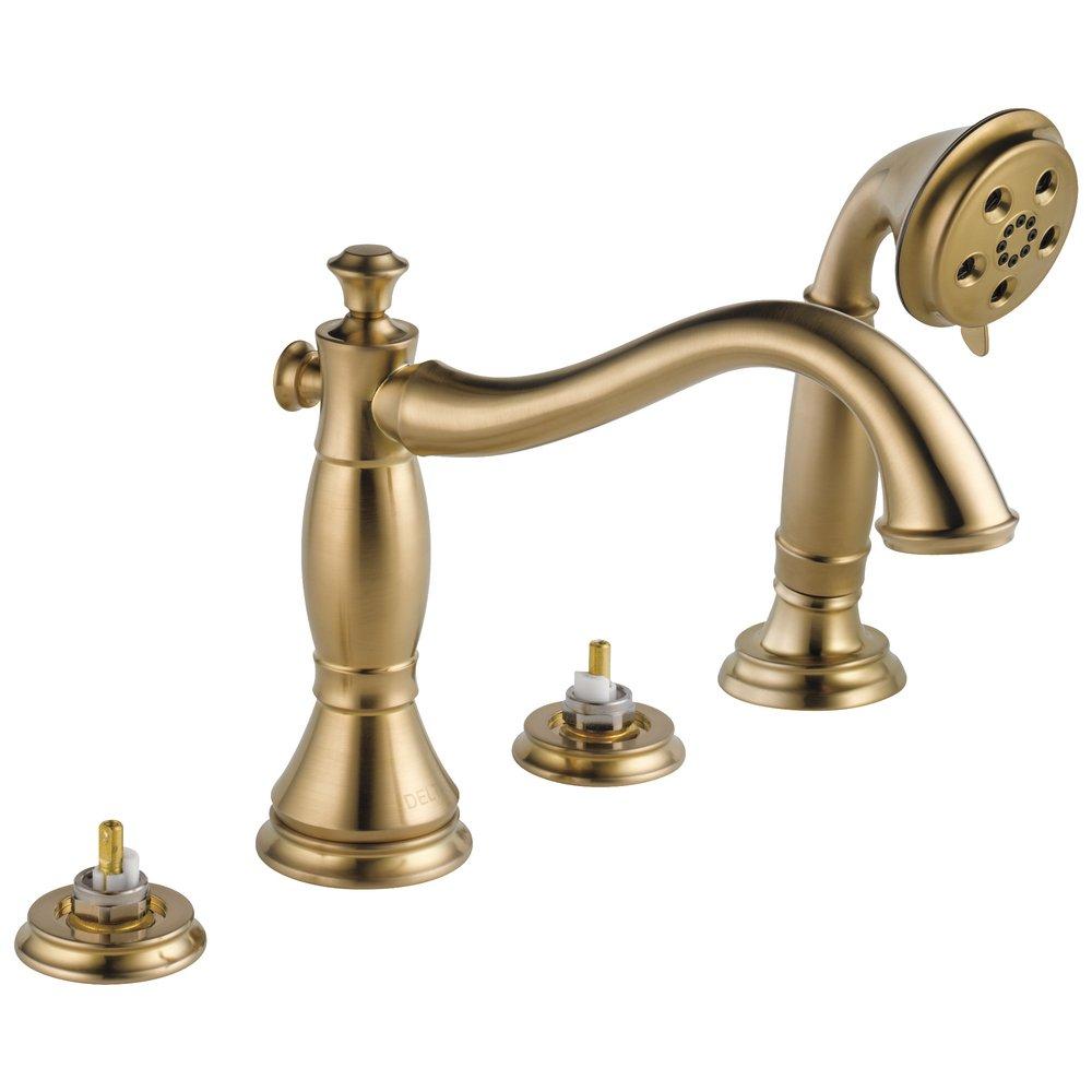 Delta Faucet Champagne Bronze No Handle Roman Tub Faucet Trim Only 