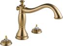 Delta Faucet Champagne Bronze Two Handle Roman Tub Faucet Trim Only 