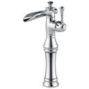 Delta Faucet Chrome Single Handle Vessel Filler Bathroom Sink Faucet 