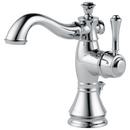Delta Faucet Chrome Single Handle Centerset Bathroom Sink Faucet with Pop-Up Drain Assembly 