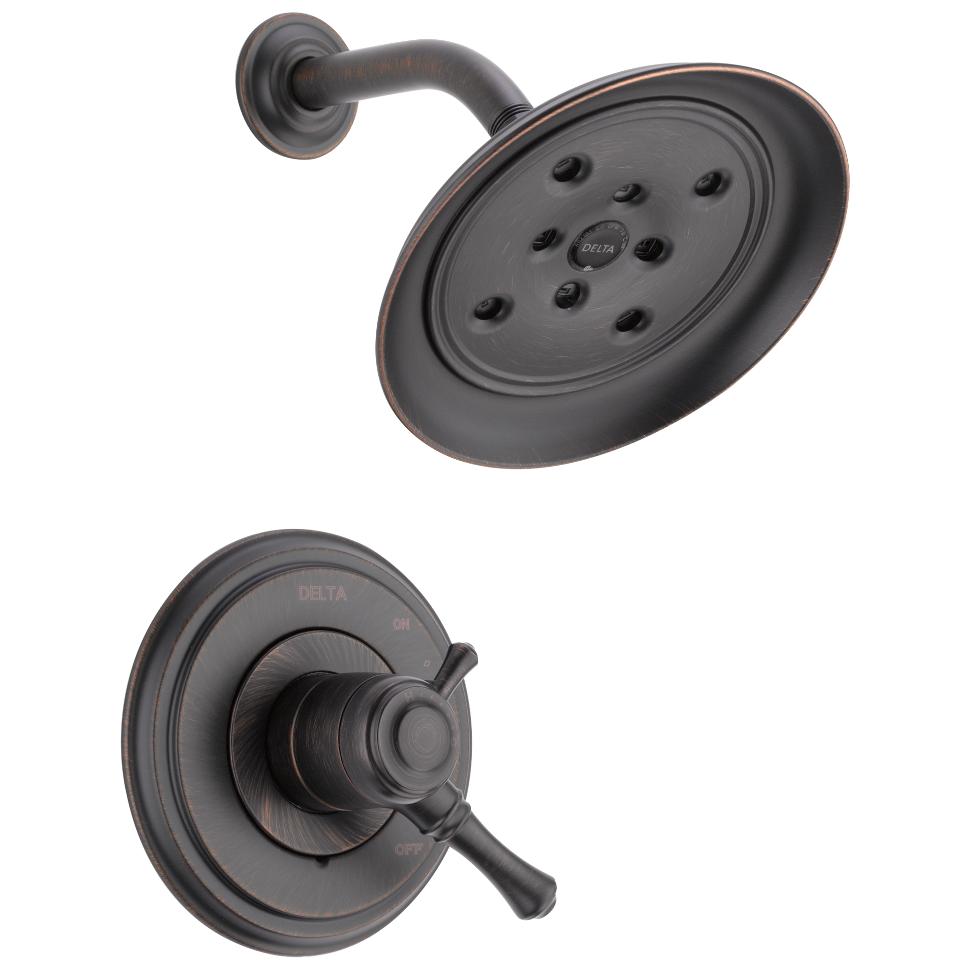 Delta Faucet Venetian Bronze Two Handle Single Function Shower Faucet (Trim Only) 