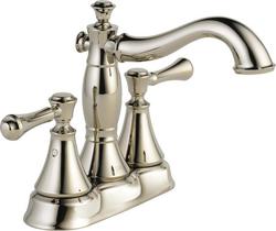 Two Handle Centerset Bathroom Sink Faucet in Brilliance® Polished Nickel